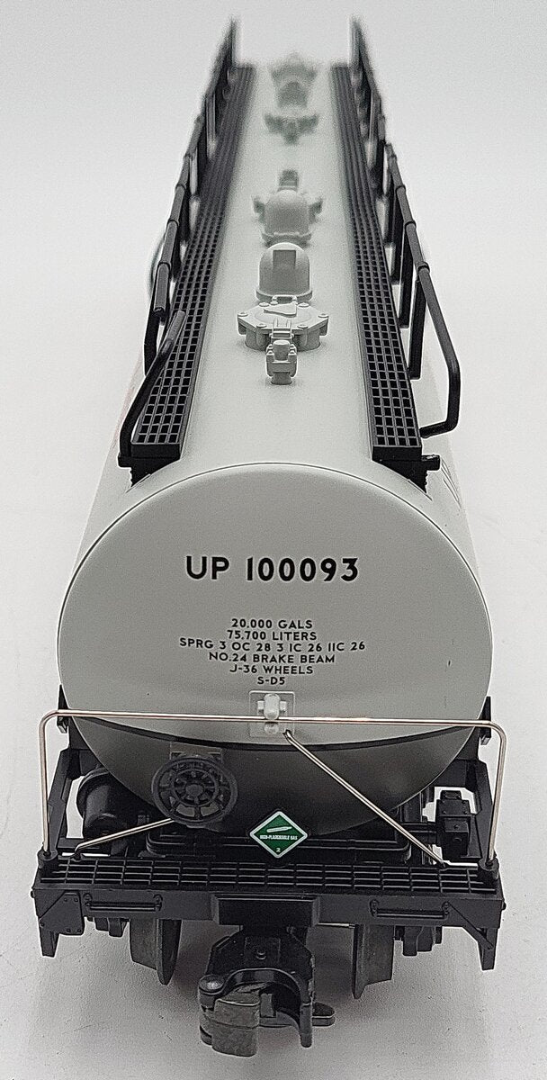 MTH 20-90022A O Gauge Union Pacific 20,000 Gallon 4-Compartment Tank #100093 EX