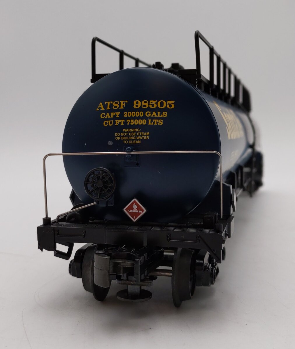 MTH 20-96024 O Scale AT&SF 20K Gal. 4-Compartment Tank Car #98505 VG