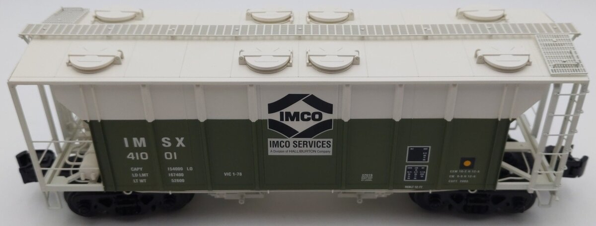Lionel 6-27019 O Gauge IMCO PS-2 Hopper Car #41001 LN