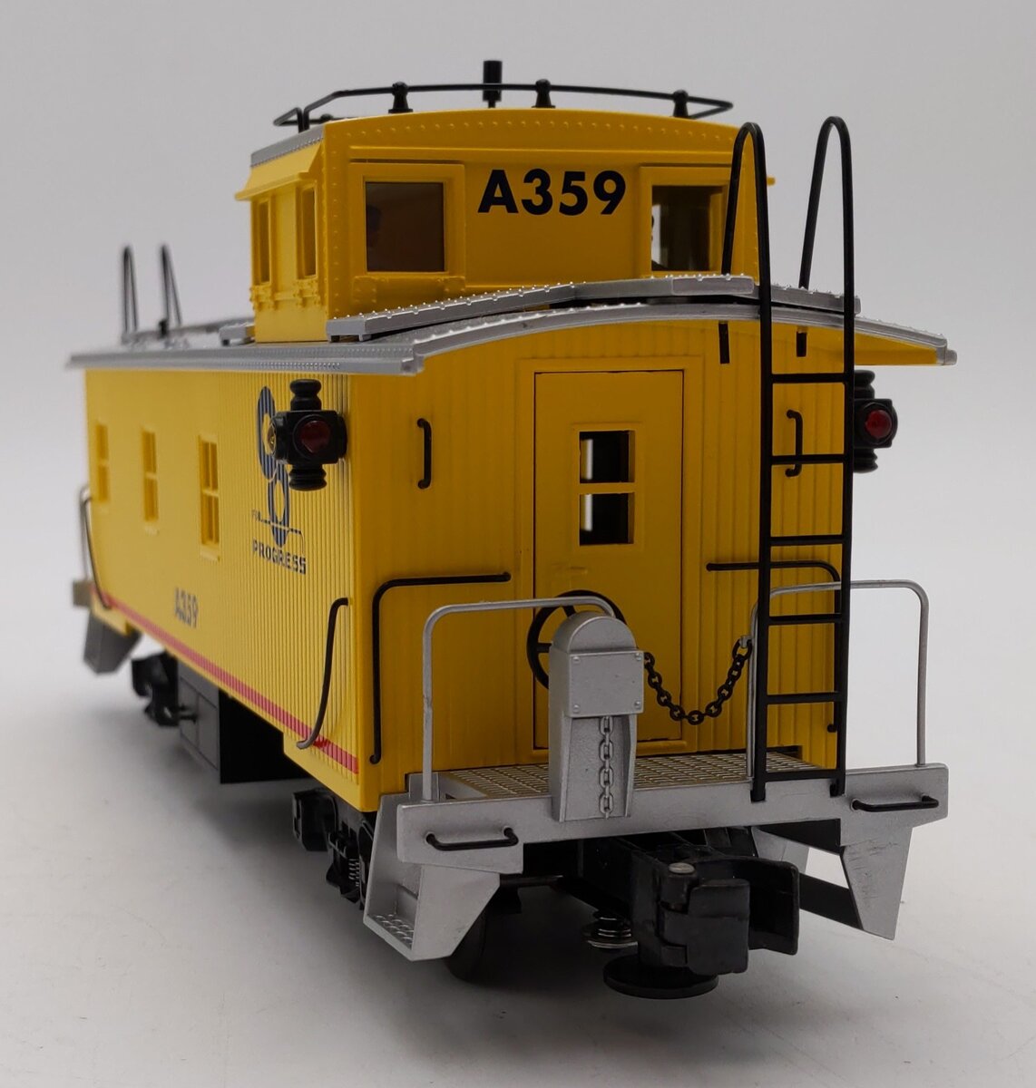 K-Line K616-1251 O Gauge C&O Smoking Wood-side Caboose #A359 EX