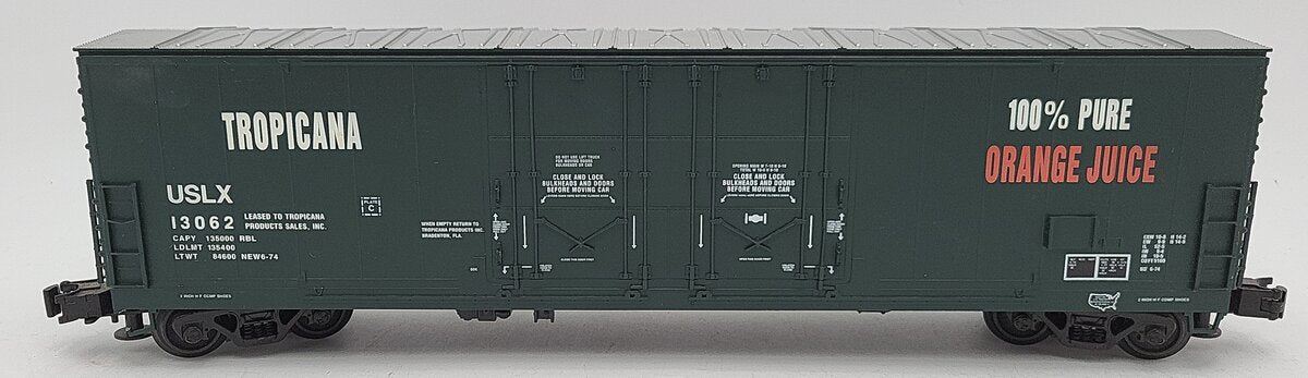 Atlas 6505-1 O Tropicana Evans 53‘ Double Plug Door Boxcar #13062 (3-Rail) EX