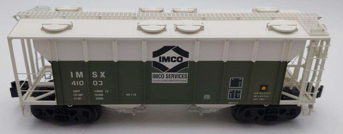 Lionel 6-27021 O Gauge IMCO PS-2 Covered Hopper #41003 LN