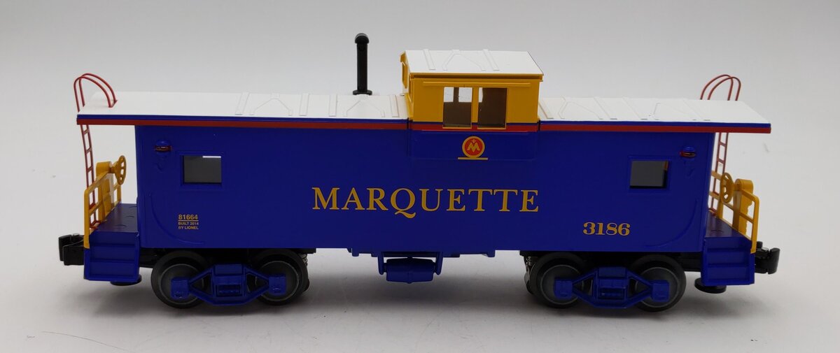 Lionel 6-81664 O Scale Marquette Extended Vision Caboose #3186 EX