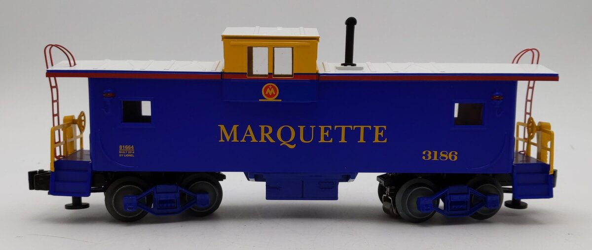 Lionel 6-81664 O Scale Marquette Extended Vision Caboose #3186 EX