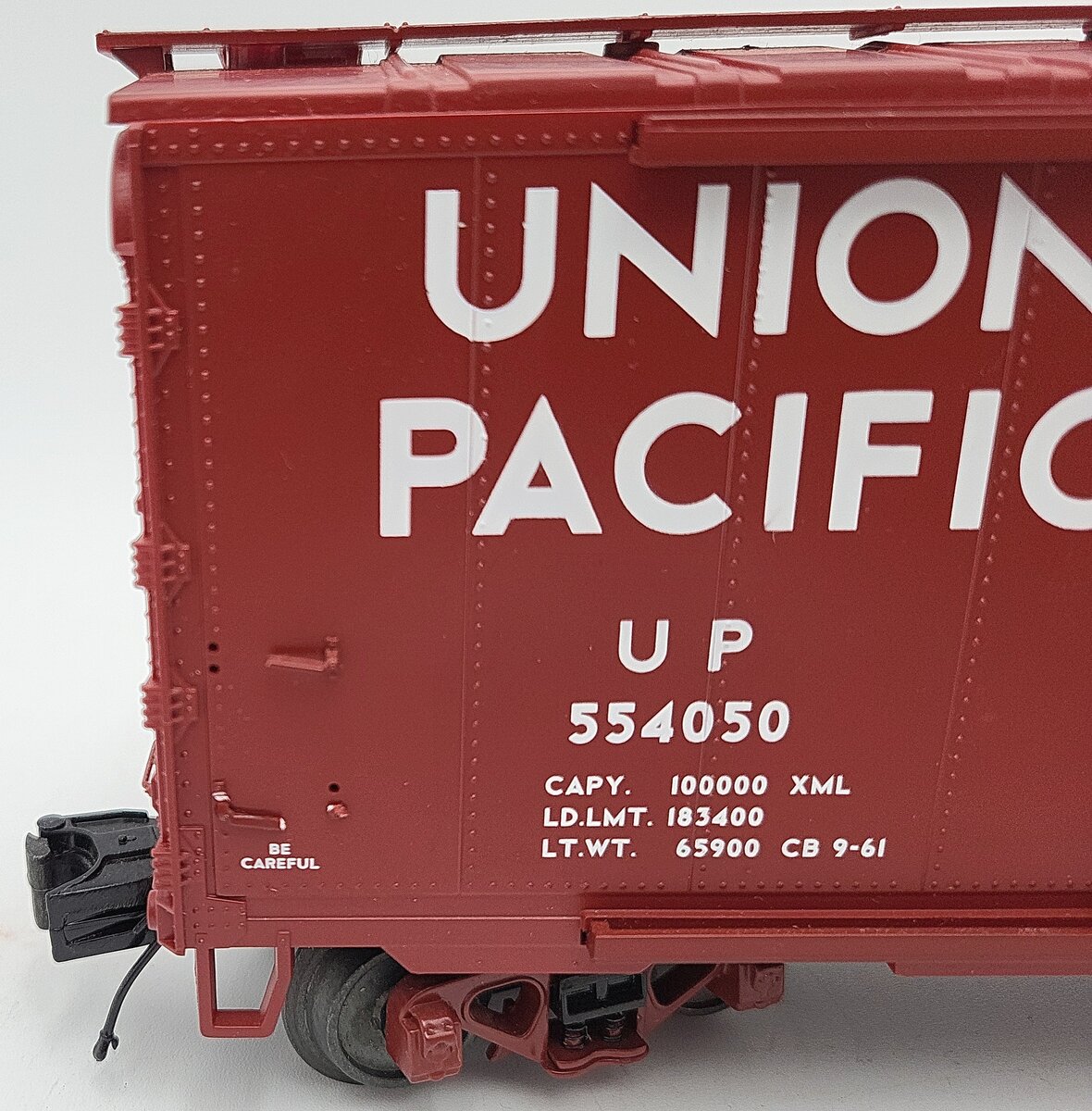 MTH 20-20167d O Gauge Union Pacific Double Door 50' Boxcar #554050 EX
