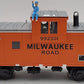 K-Line K618-1371 O Milwaukee Road Modern Illuminated Caboose EX