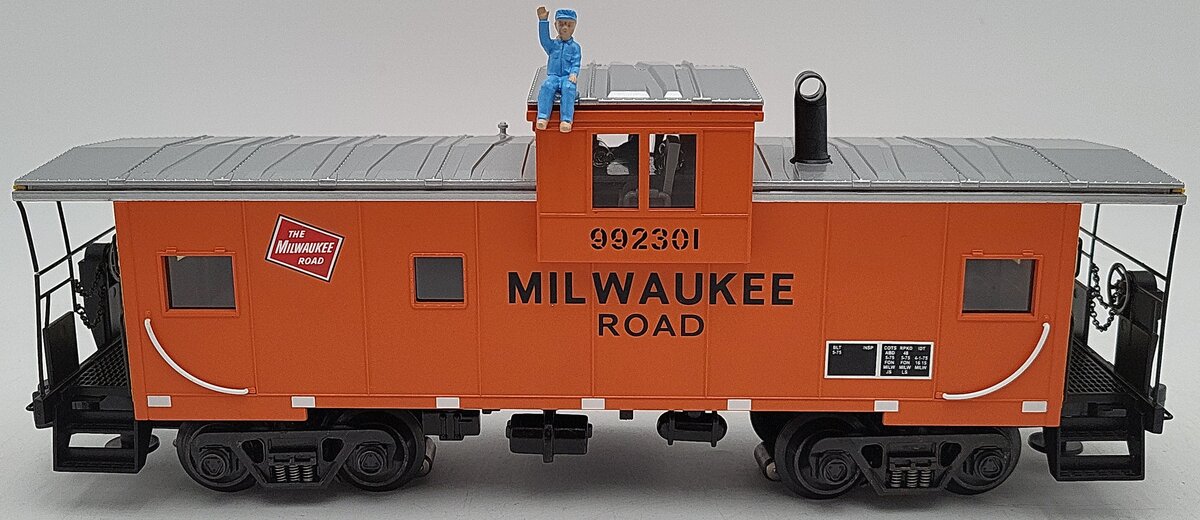 K-Line K618-1371 O Milwaukee Road Modern Illuminated Caboose EX