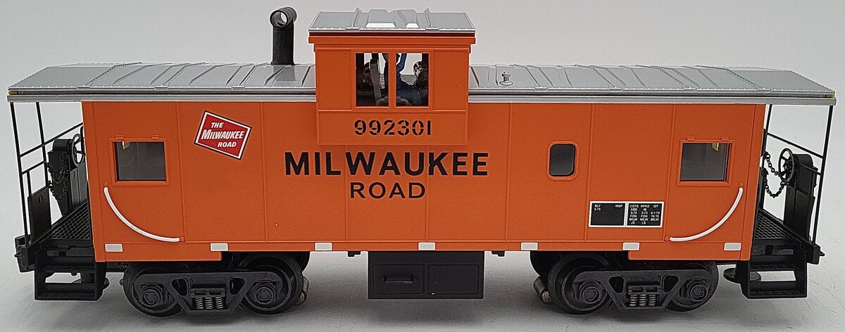 K-Line K618-1371 O Milwaukee Road Modern Illuminated Caboose EX
