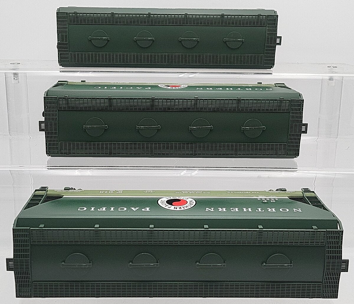 K-Line 6-21342 O NP 2-Bay Aluminum Hopper Set (3) EX