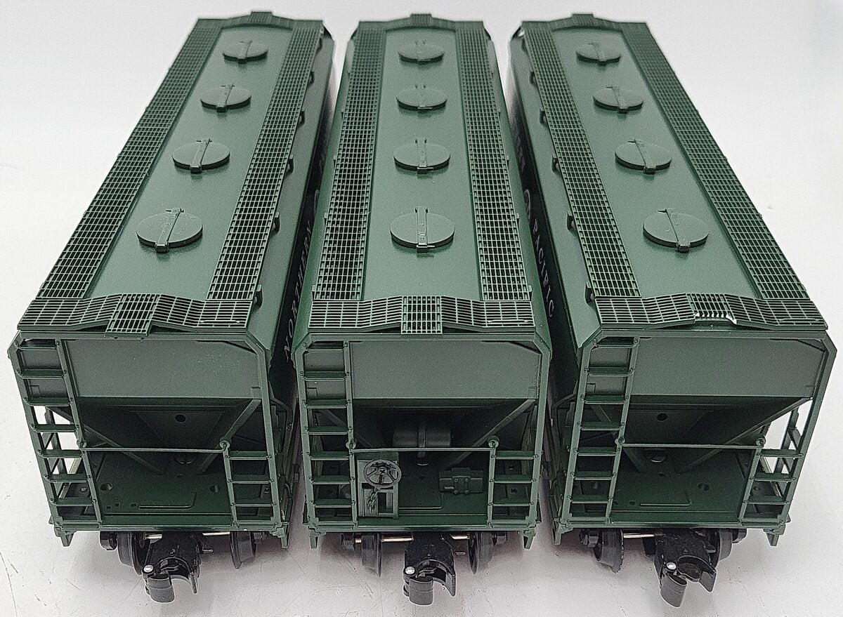 K-Line 6-21342 O NP 2-Bay Aluminum Hopper Set (3) EX