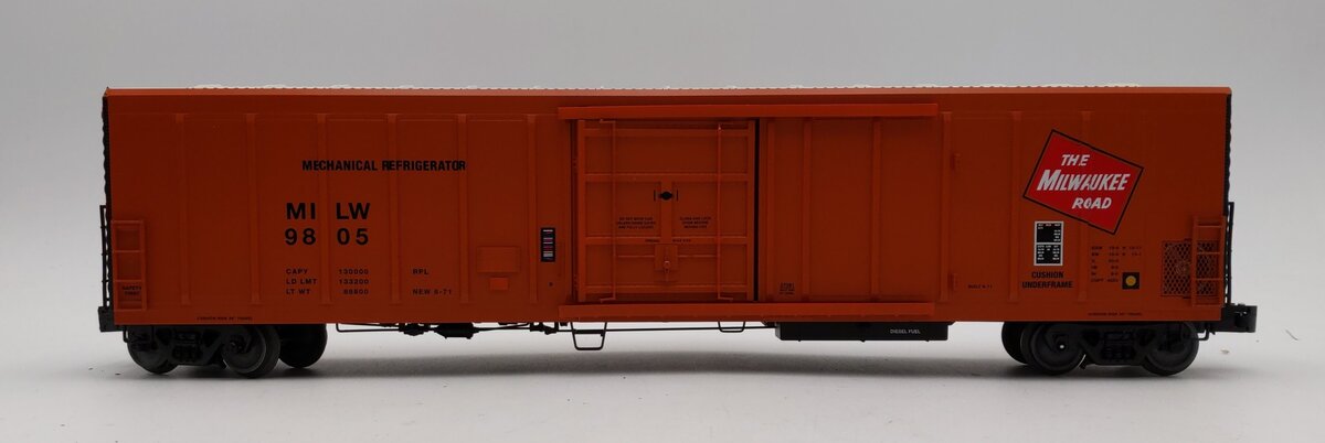 Lionel 6-27381 Milwaukee Road Mechanical Reefer #9805 VG