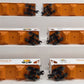 MTH 20-90115 O Sunkist 3-Bay Centerflow Hopper Car Set (Set of 6) LN