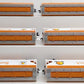 MTH 20-90115 O Sunkist 3-Bay Centerflow Hopper Car Set (Set of 6) LN