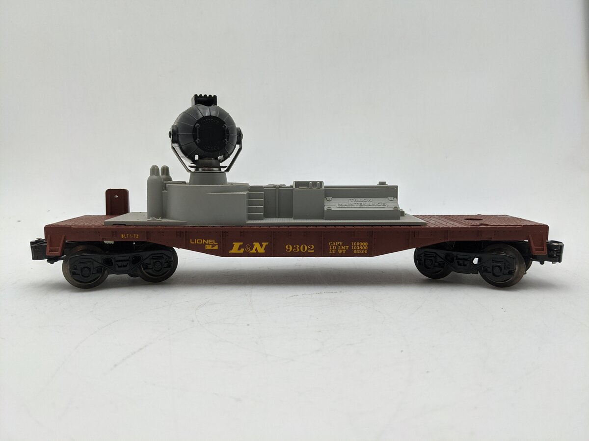 Lionel 6-9302 O Gauge Louisville & Nashville Operating Searchlight Car EX