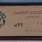 Lambert 861 BRASS HO Nickel-Plated AT&SF RPO Passenger Car EX/Box