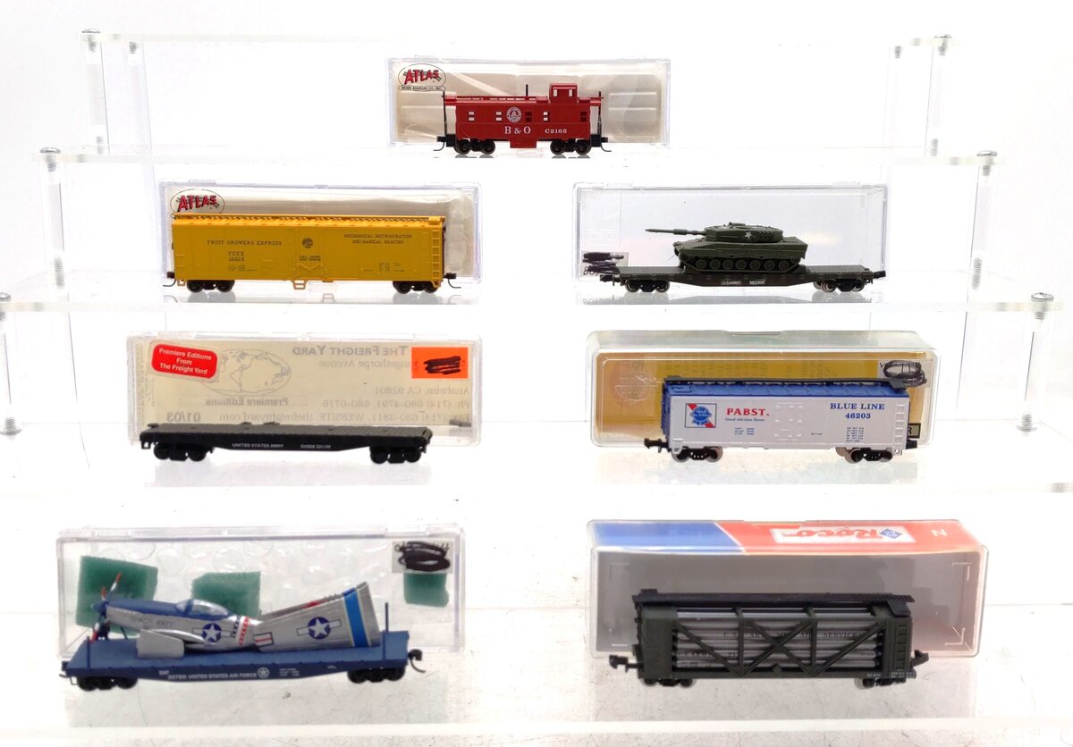 Atlas & Other N Assorted Freight Cars [7] EX