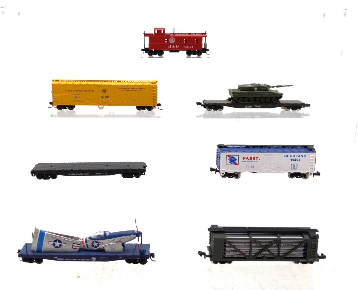 Atlas & Other N Assorted Freight Cars [7] EX