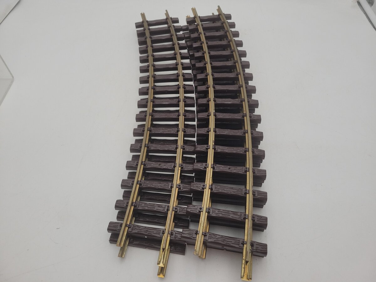 LGB 1600 G Gauge Curved Track Sections (5) EX