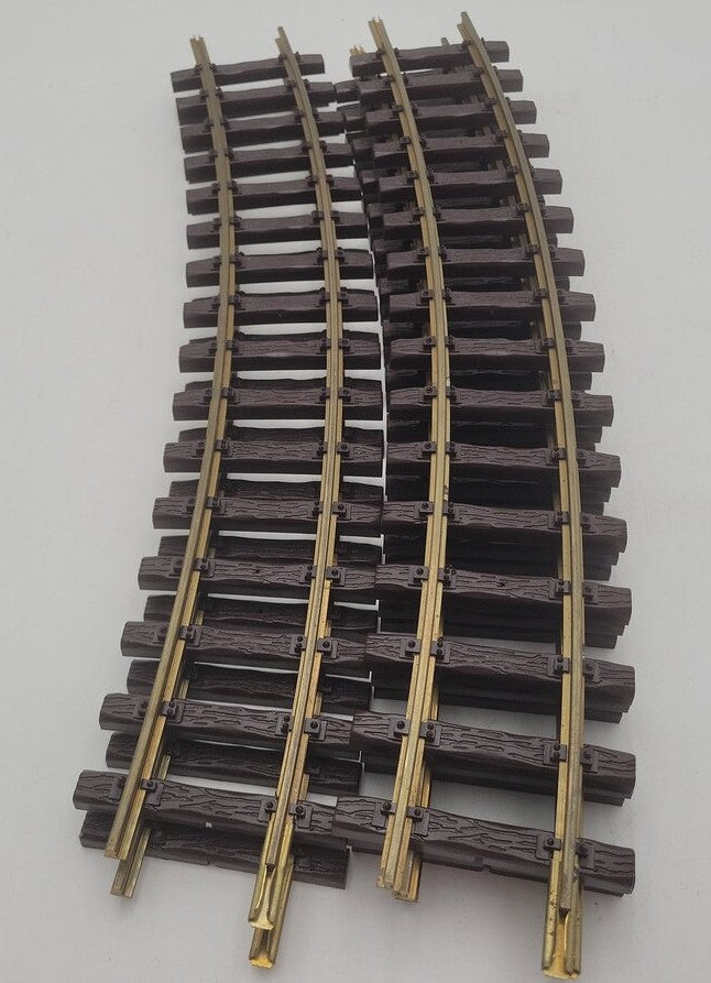 LGB 1600 G Gauge Curved Track Sections (5) EX