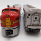 Lionel 2383 Vintage O Gauge Santa Fe F-3 AB Diesel Locomotives VG