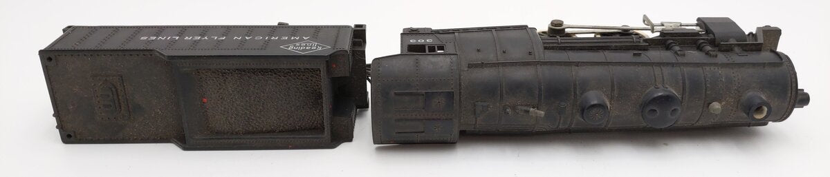 American Flyer 303 Vintage S Reading 4-4-2 Steam Locomotive & Tender