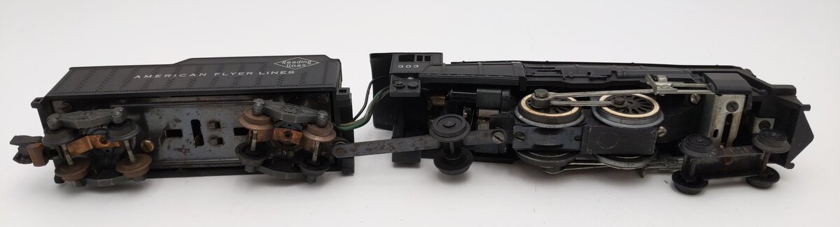 American Flyer 303 Vintage S Reading 4-4-2 Steam Locomotive & Tender