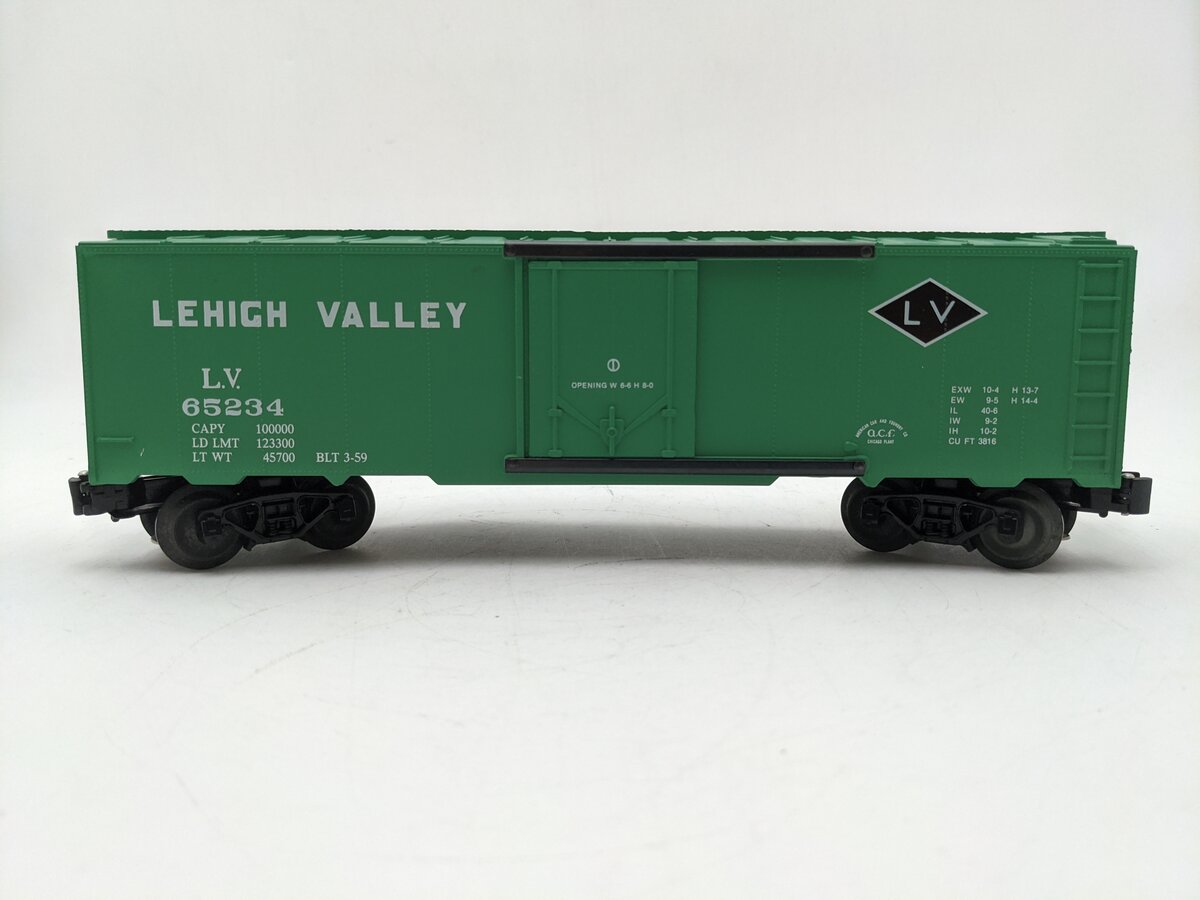 KMT 18 O Gauge Lehigh Valley Boxcar #65234 EX