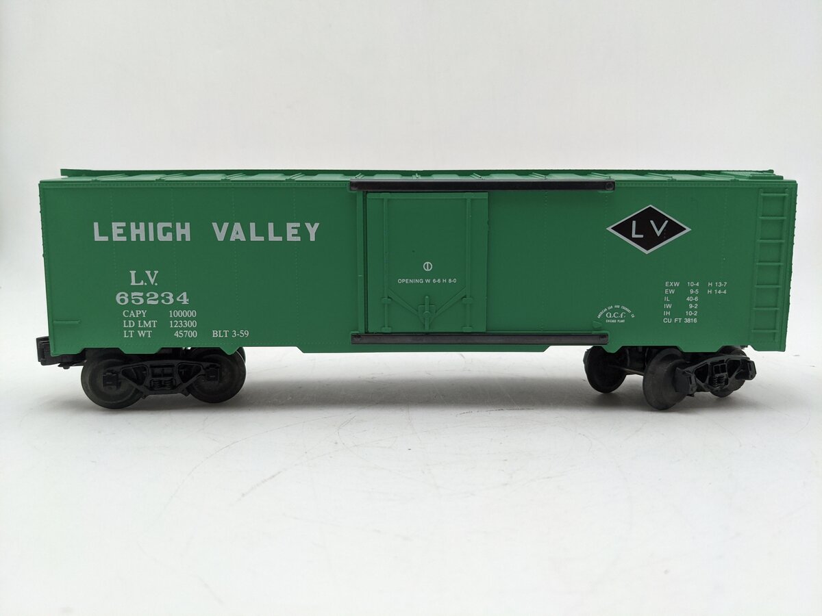 KMT 18 O Gauge Lehigh Valley Boxcar #65234 EX