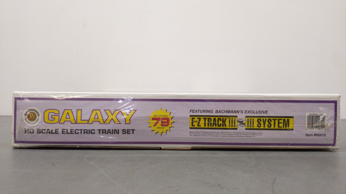 Bachmann 00610 HO Scale Galaxy Electric Train Set MT/Box
