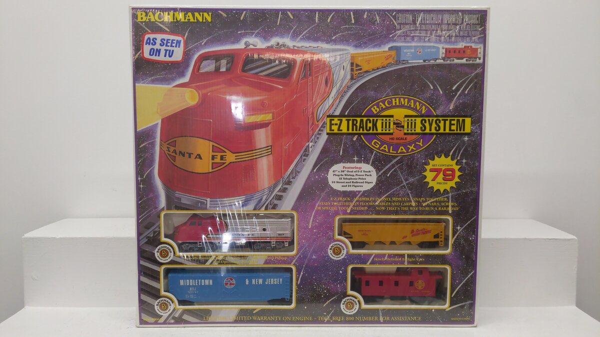 Bachmann 00610 HO Scale Galaxy Electric Train Set MT/Box