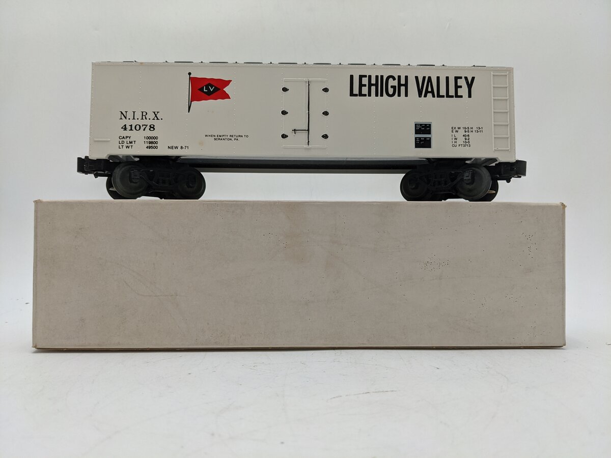 KMT 20 O Gauge Lehigh Valley Reefer #41078 EX/Box