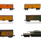 Red Caboose & Other N Scale Assorted Freight Cars [6] EX
