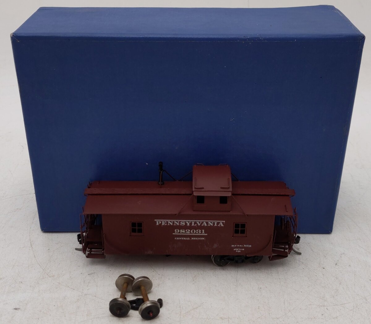 Alco Models X-124 HO Brass Pennsylvania N6-A Cabin Car - Painted/#982031/Box