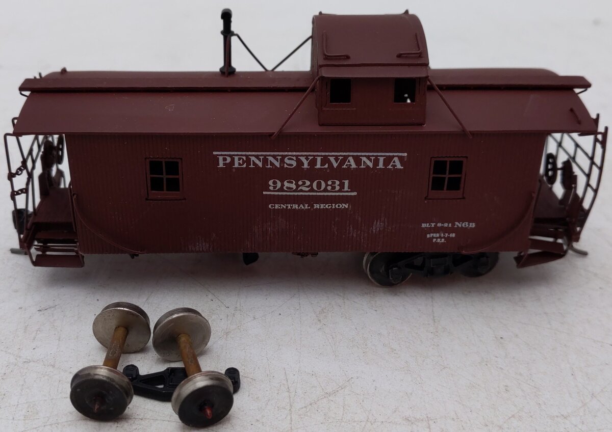 Alco Models X-124 HO Brass Pennsylvania N6-A Cabin Car - Painted/#982031/Box