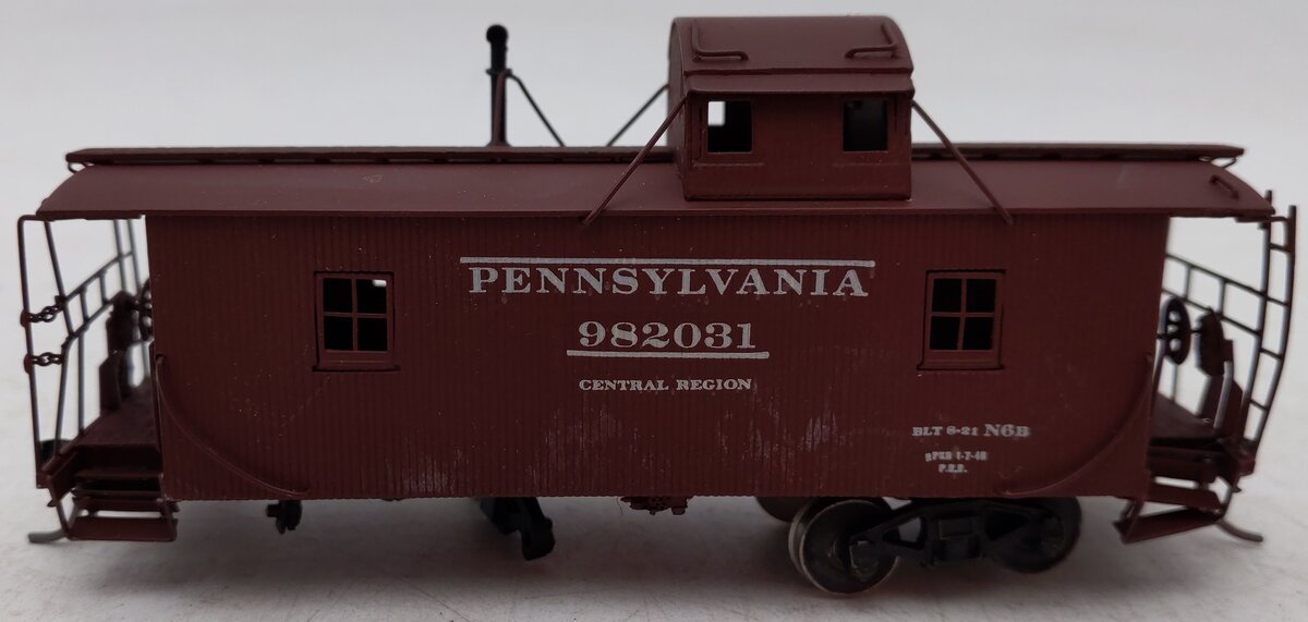 Alco Models X-124 HO Brass Pennsylvania N6-A Cabin Car - Painted/#982031/Box