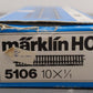 Marklin 5106 HO M Track Metal Straight Track (Box of 10) VG/Box