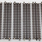Atlas 6050 O Nickel Silver 10" Straight Track with Brown Ties (8) EX