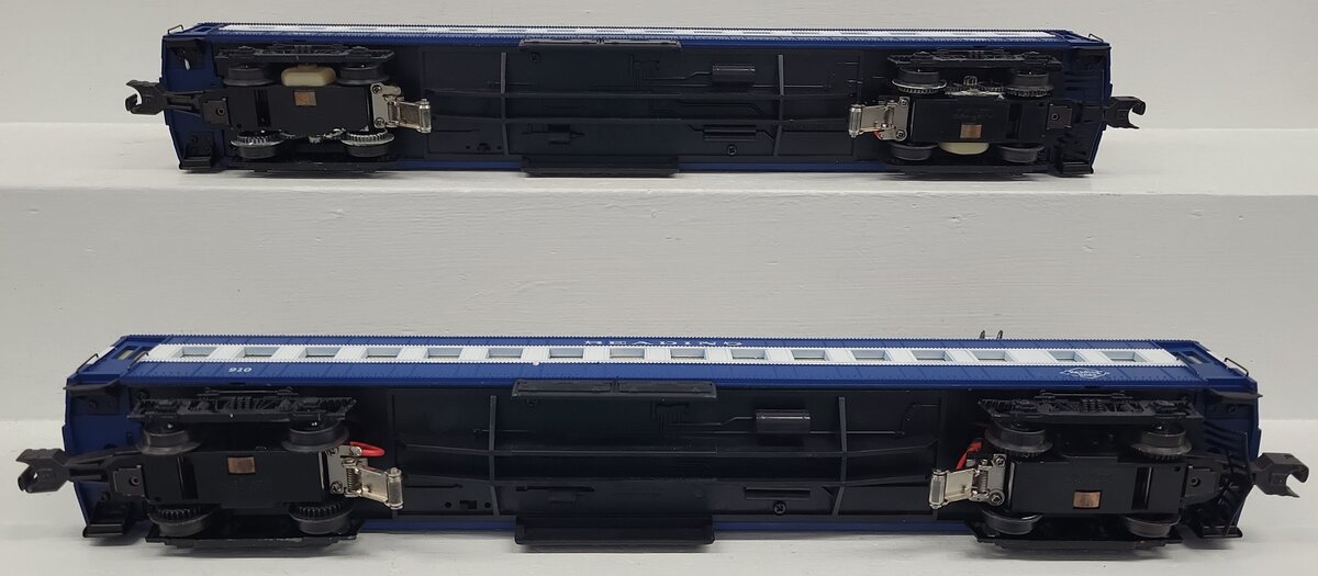 K-Line K-2707 O Scale Reading Blue & White Interurban Cars #909 & #910 LN/Box
