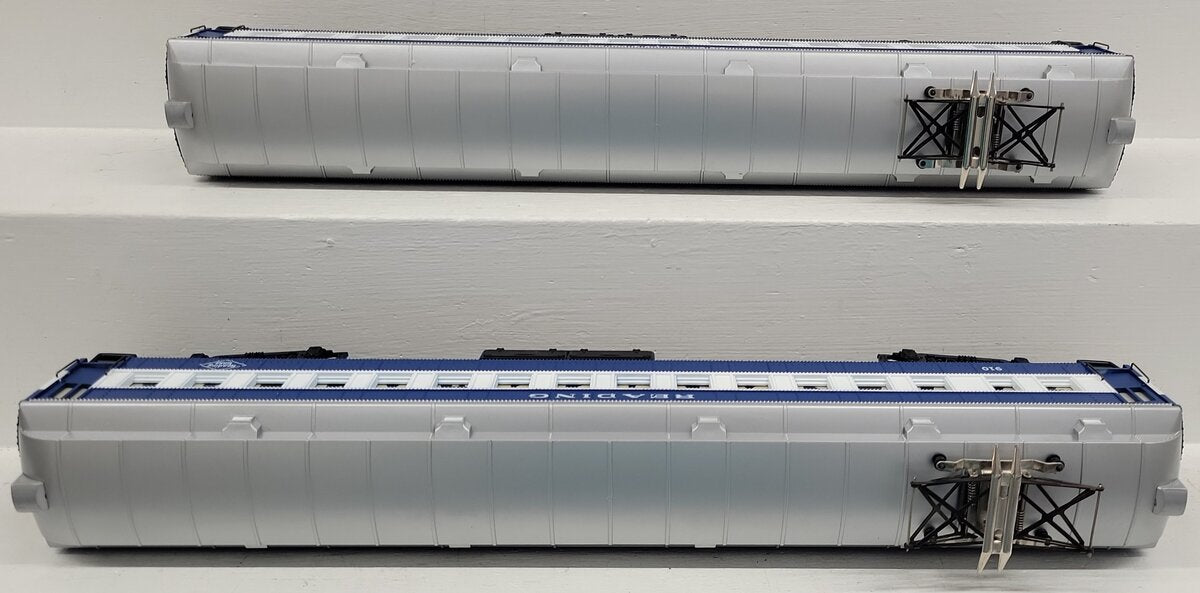 K-Line K-2707 O Scale Reading Blue & White Interurban Cars #909 & #910 LN/Box
