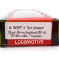 Model Power 96751 HO Southern Dual Drive Lighted GP-9 Diesel Locomotive #2180 NIB