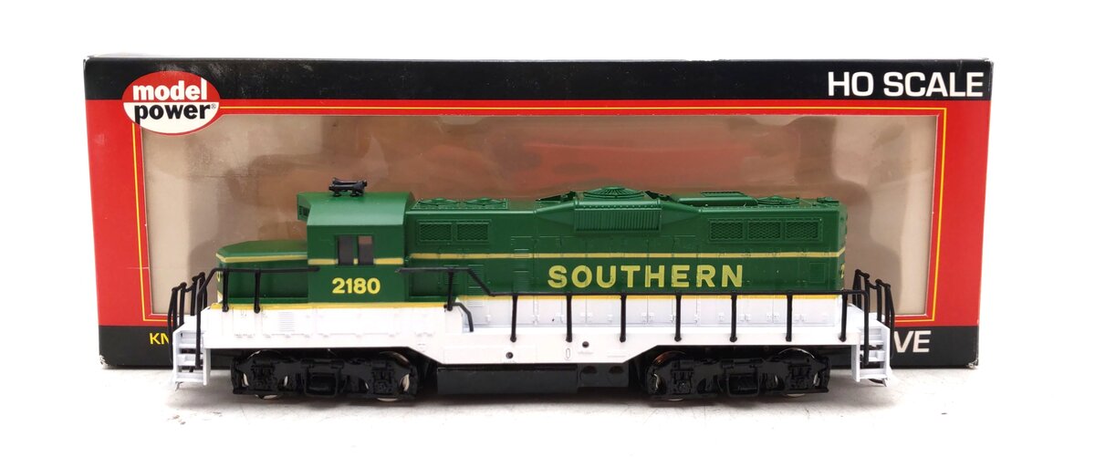 Model Power 96751 HO Southern Dual Drive Lighted GP-9 Diesel Locomotive #2180 NIB