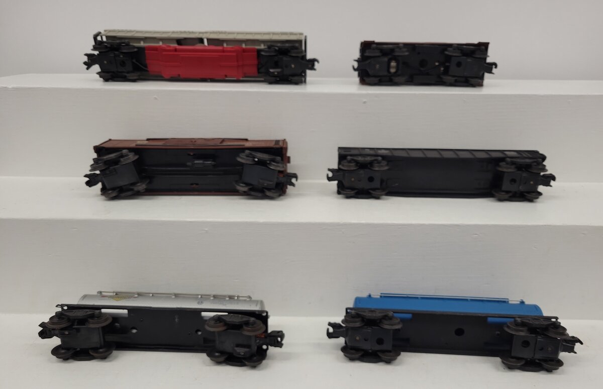 Lionel Vintage O Freight Cars: 6462, 6465, X2750, 6457, 335955 [6] VG