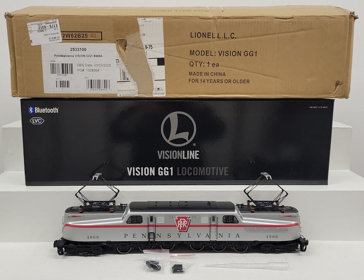 Lionel 2533100 O Pennsylvania VISION GG1 Diesel Locomotive #4866 EX/Box