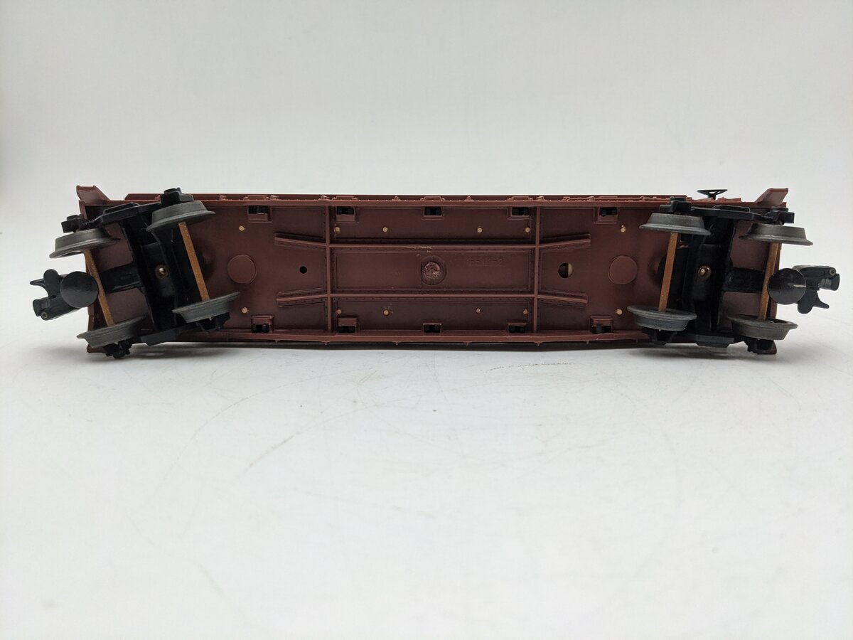 Lionel 6-16333 O Gauge Frisco Bulkhead Flatcar with Wood Load EX