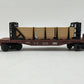 Lionel 6-16333 O Gauge Frisco Bulkhead Flatcar with Wood Load EX