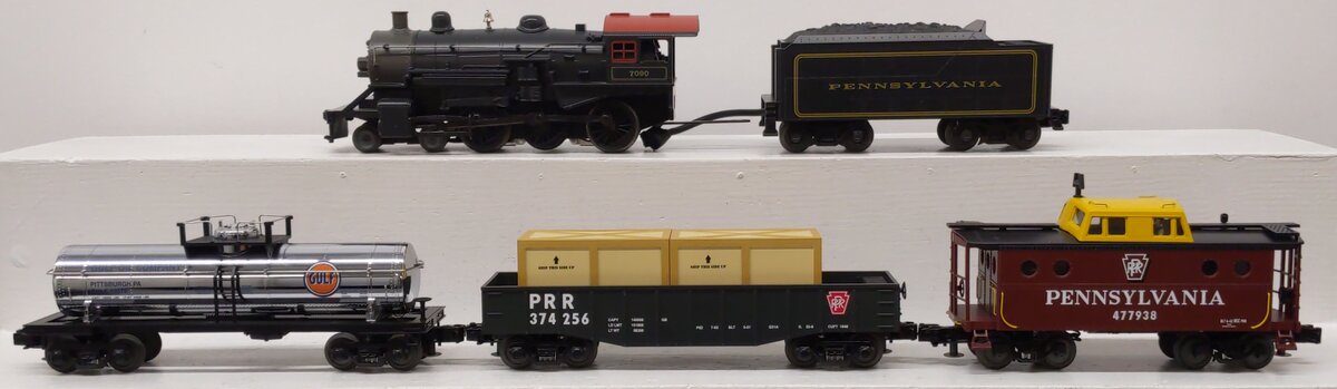 MTH 30-4208-1 O Gauge Pennsylvania 4-6-0 Steam Train Set w/PS 2.0 EX/Box