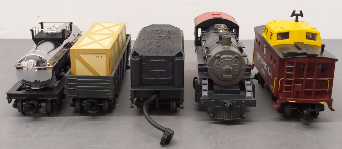 MTH 30-4208-1 O Gauge Pennsylvania 4-6-0 Steam Train Set w/PS 2.0 EX/Box