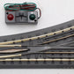 MTH 40-1021 O72 RealTrax Nickel Silver Left Hand Remote Switch Turnout EX/Box