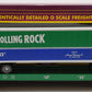 MTH 20-98630 O Gauge Rolling Rock Flat Car w/48’ Trailer #33 EX/Box