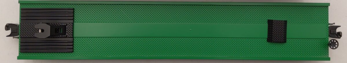 MTH 20-98630 O Gauge Rolling Rock Flat Car w/48’ Trailer #33 EX/Box
